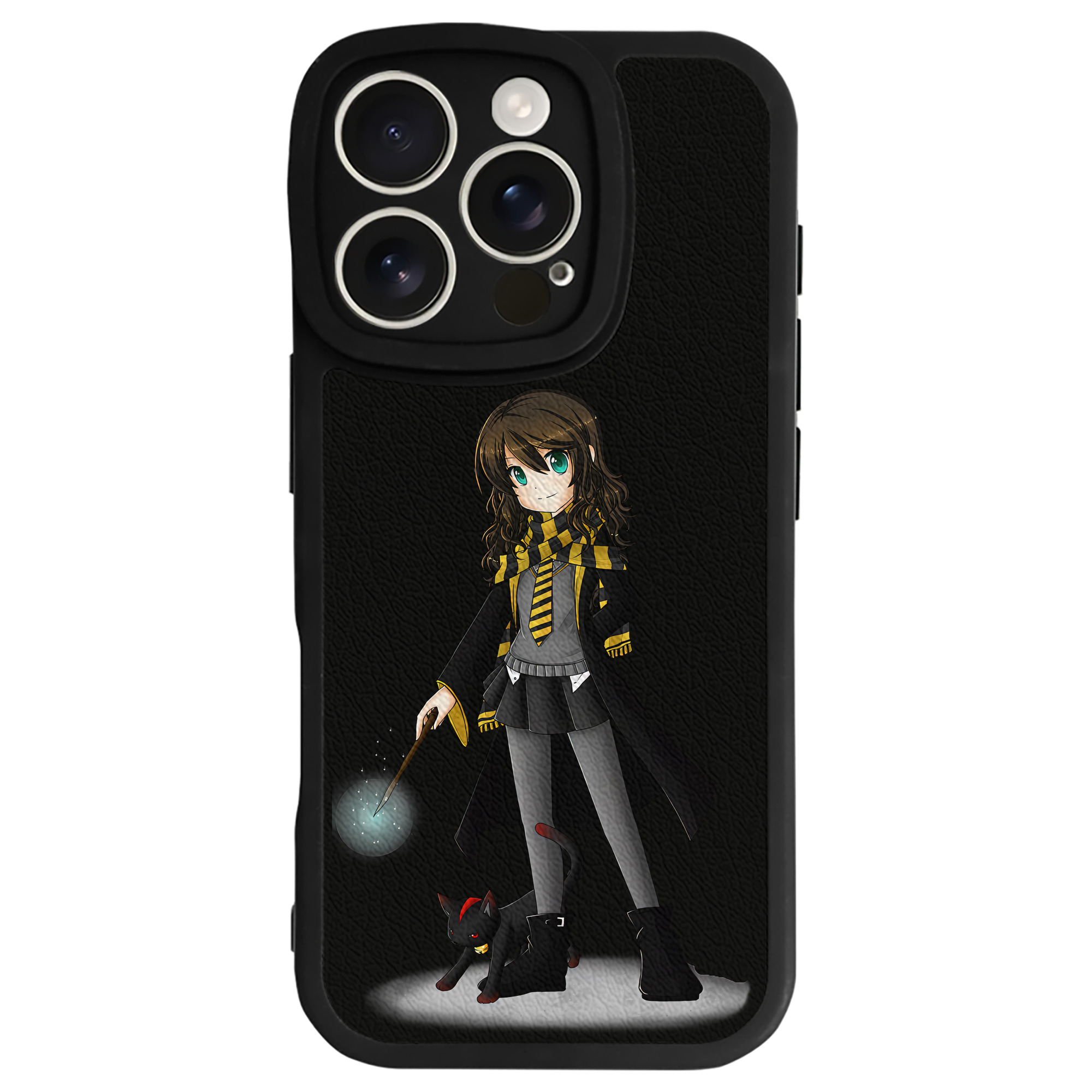 （画像用） Harry Potter ハリー・ポッターシリーズ 【iPhone 16シリーズ対応】シリコンスマホケース（レザー調） 材質：シリコン
